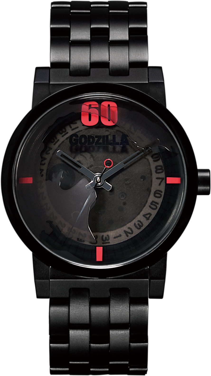 インパクトで勝負 ゴジラ60周年 Gsxコラボ腕時計 Gp