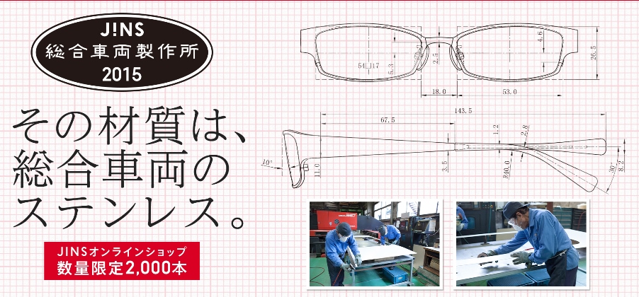電車窓のフレームがメガネに Jins 総合車両限定コラボ Gp Part 2