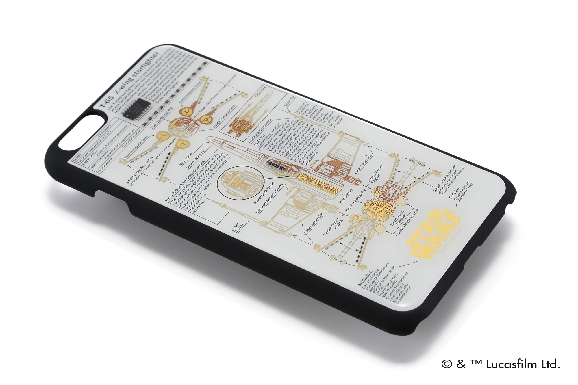 不思議 電源ナシで光るスター ウォーズiphoneケース Gp