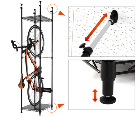 狭い玄関でも 自転車はタテ型ラックにしまえます Gp Part 2