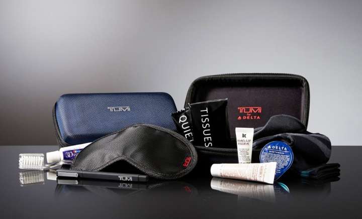 欲しくなります デルタ航空のtumiのアメニティ Gp