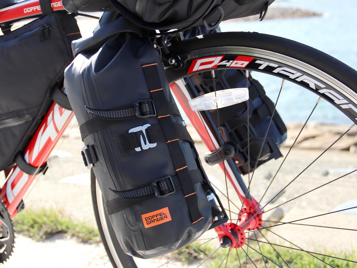 自転車旅で増える荷物はフロント周りに積載しよう Gp