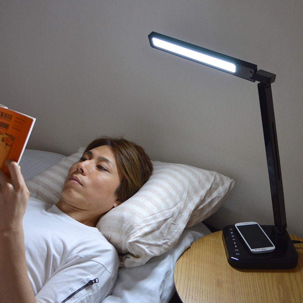 充電できるライトスタンドで寝るときの充電し忘れ防止対策を Gp