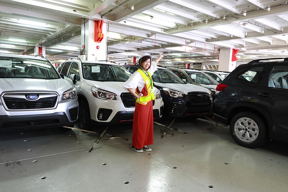 吉田由美の眼 スバルのお仕事拝見 自動車運搬船で働くプロの船積みワザにビックリ Gp