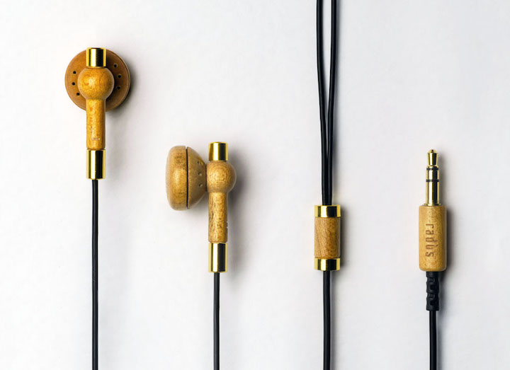 メイプルウッドの優しい響きが楽しめる木製イヤホン Gp