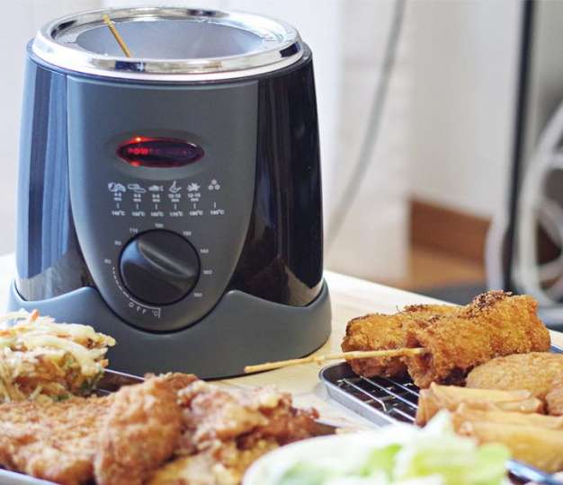 二度づけし放題 小型卓上フライヤーで おひとり様串カツ を手軽に楽しもう Gp