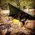 雨キャンプを快適にするタープの張り方と焚き火術 Gp Part 2