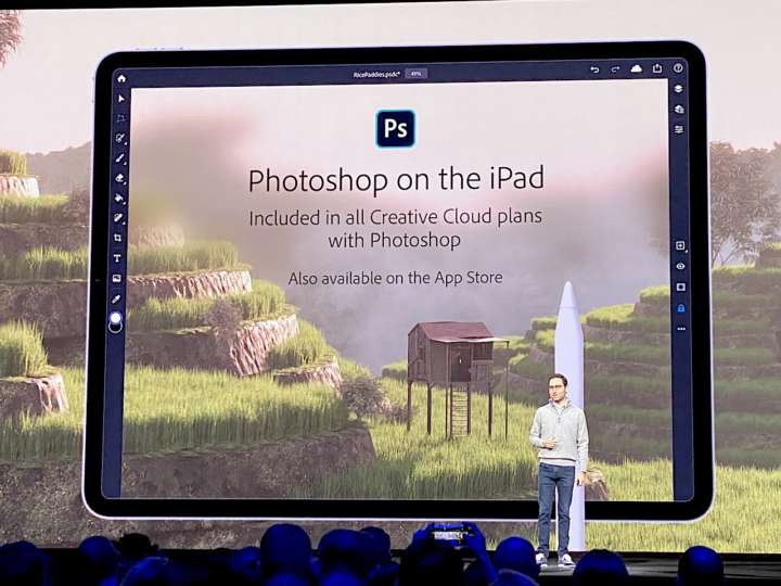 Adobe、Photoshop for iPad、Illustrator for iPad に「All-In」が来年登場