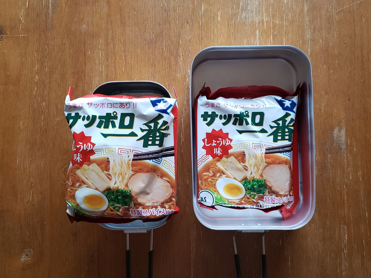 アウトドアで袋麺には ラージメスティン がジャストサイズ Gp Part 2