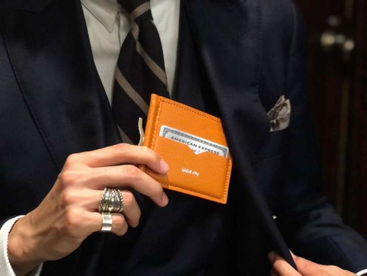 マネークリップ構造にすれば財布はこんなに薄くなる Gp