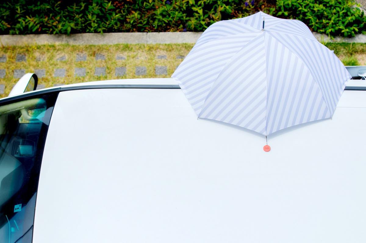 傘がクルマにくっつけば雨の日の出入りがラクになるよね Gp Part 2