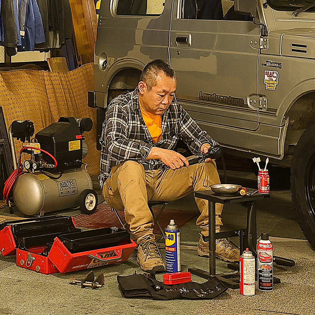 ガレージにこもり 没入 クルマいじりの愉悦 快適ラクチン趣味活モノ Gp