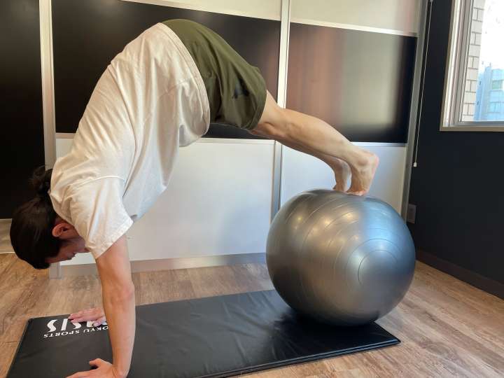 これできる バランスボール上級者になればお腹も凹みそう Gp Part 2