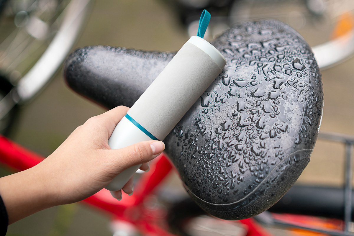 自転車 サドル 濡れる